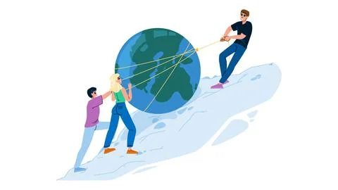 Csr corporate social responsibility vector Stock Illustration