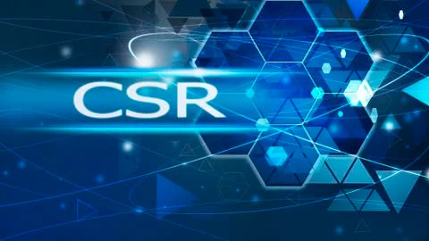 CSR,Innovation Computer Data Technology,Business concept ideea background Stock Illustration