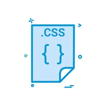 Css application download file files format icon vector design イラスト素材