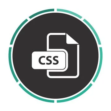 CSS computer symbol Illustrazione stock
