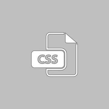 CSS computer symbol イラスト素材