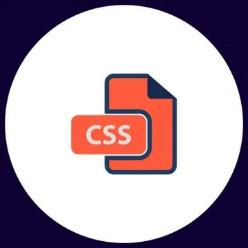 CSS computer symbol Stock Illustration