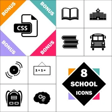 CSS computer symbol Stock Illustration