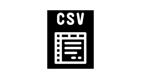 Css file format document glyph icon animation Stock Footage 326746673