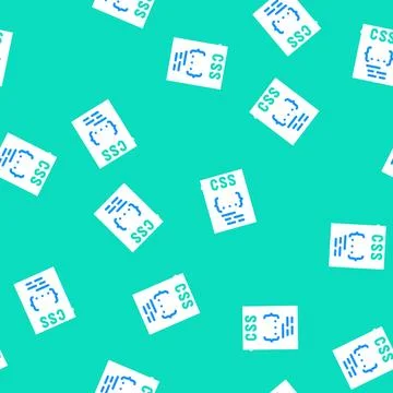 Css file format document vector seamless pattern Stock Illustration