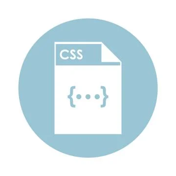 CSS file icon イラスト素材
