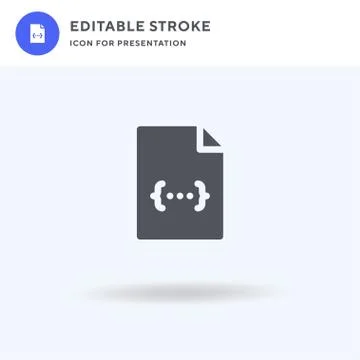 Css icon vector, filled flat sign, solid pictogram isolated on white, logo il Stock Illustration