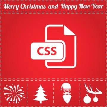 Css Icon Vector Stock Illustration