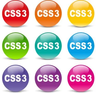 Css icons Stock Illustration