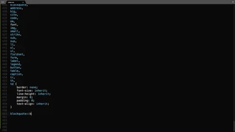Css Programming Language Source Code Typing Effect. Css Programmer Ticker Col Stock Footage 147908398