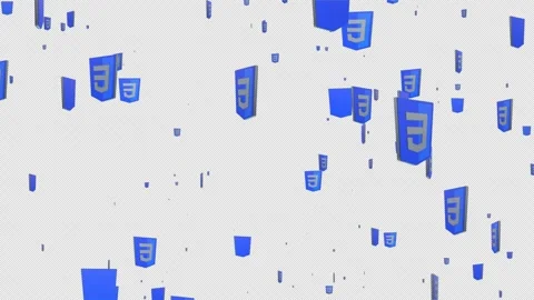 CSS Web Development Animation for Online Learning Crash Course Stock Footage 260951387