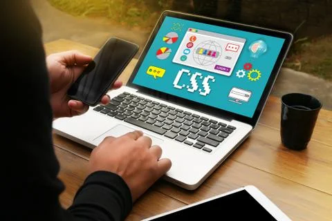 CSS Web Online Technology Web Design css cascading style sheet program Fotos de archivo