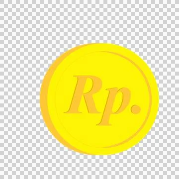Cst rupiah coin Stock Illustration