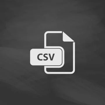 CSV computer symbol Stock Illustration