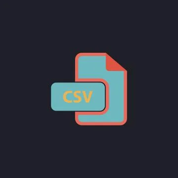 CSV computer symbol Stock Illustration