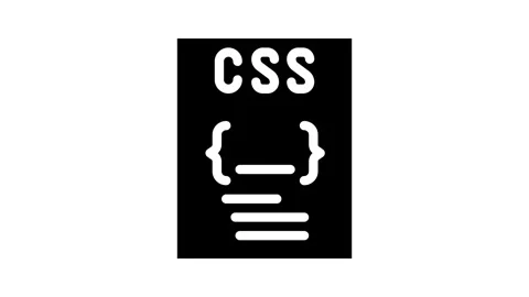 Csv file format document glyph icon animation Stock Footage 326746675