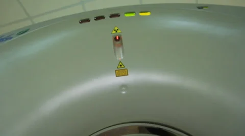 CT and MRI scanning in progress: the view from the insaide Stock Footage 39945660