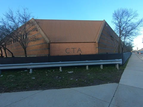 CTA Building West Chicago Stock Footage 106792635