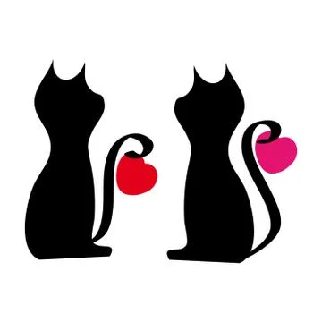 Ctas with heart on white background Stock Illustration