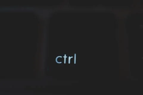 Ctrl key on a computer keyboard Stock-Fotos