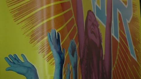 Cu of Broadway ad 스톡 동영상 87053377