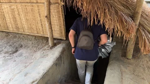 Cu Chi, Viet Nam Cu Chi 06.06.2024 tunnels were the Viet Cong's base of Stock-Footage 276909116