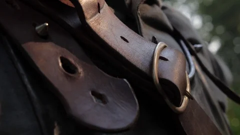 C.U. Colonial Soldier with armor, shield... | Stock Video | Pond5
