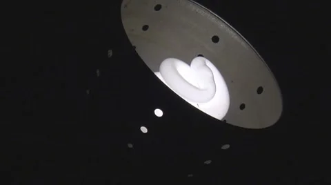 CU, lamp light on turning off then back on Stock Footage 8537682