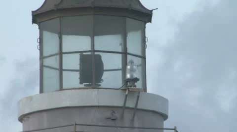 CU Lighthouse (with camera shake) Video stock 12097746