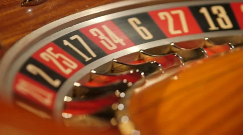 CU Roulette Wheel spins  Stock Footage 37890236