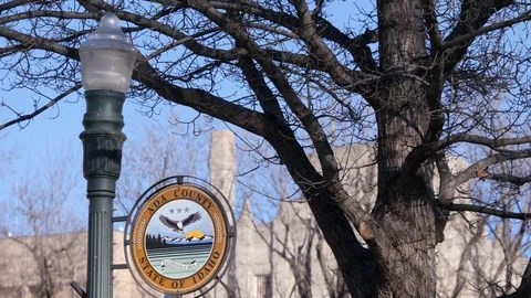 CU Shot Idaho State Capitol Street Sign Vídeo Stock 86781236