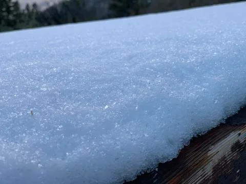 CU of snow Stock Photos