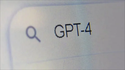 CU Typing GPT-3 through GPT-10 in Search Window Stock Footage 243986633