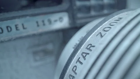 CU on Vintage Lens 動画素材 99627756