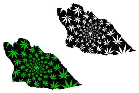 Cuando Cubango Province (Provinces of Angola, Republic of Angola) map is desi Stock Illustration