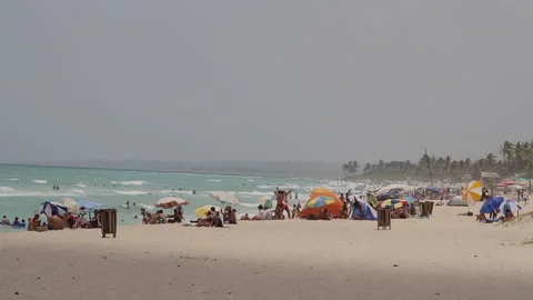 Cuba beach Stock Footage 130884373