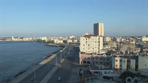 Cuba cityview Stock Footage