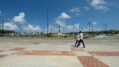 Cuba: Cuban Square Stock Footage 107819496