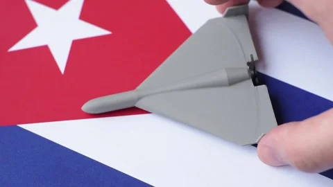 Cuba drone unmanned autonomous technology of espionage and strikes on the enemy, Stock Footage 336624316