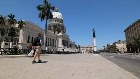 Cuba: El Capitolio Stock Footage 106399413
