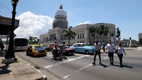 Cuba: El Capitolio 스톡 동영상 106399417