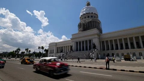 Cuba: El Capitolio Stock Footage 106399431
