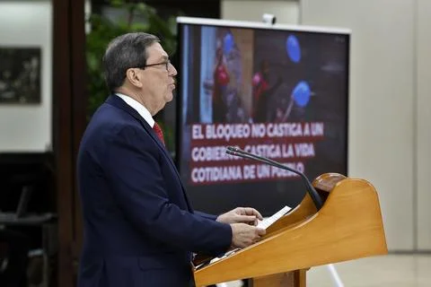 Cuba estimates the cost of the U.S. embargo over the past year at 8,083.3 millio Stock Photos