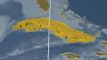 Cuba extruded. Bumps. Graticule. 4k or 4k+ Resolution