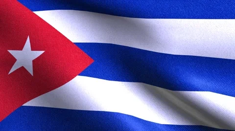 CUBA FLAG BACKGROUND Stock-Footage 62813141