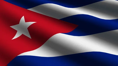 Cuba flag close up Stock-Footage 925073