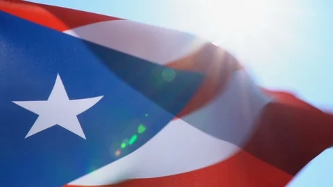 Cuba Flag Flapping Stock Footage 118957924