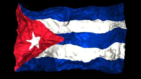 Cuba flag Stock Footage 110798315