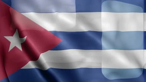 Cuba Flag Stock Footage 133775915