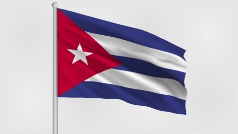 Cuba Flag Stock Footage 211472671